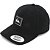 Boné Quiksilver Aba Curva Snap Square Patch Preto - Imagem 1