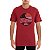 Camiseta Quiksilver Stained Glass Masculina Vermelho - Imagem 1