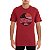 Camiseta Quiksilver Stained Glass Masculina Vermelho - Imagem 1