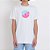 Camiseta Element Quadrant Teal Pink Masculina Branco - Imagem 1