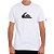 Camiseta Quiksilver Comp Logo Color Masculina Branco - Imagem 1
