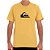 Camiseta Quiksilver Comp Logo Color Masculina Mostarda - Imagem 1