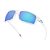 Óculos de Sol Oakley Gibston Polished Clear W/ Prizm Sapphire - Imagem 4