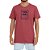 Camiseta Billabong United Stacked III Masculina Vermelho - Imagem 1