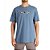 Camiseta Volcom Pist Shane Masculina Azul Claro - Imagem 1