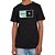 Camiseta Hurley Halfer Stripes Masculina Preto - Imagem 1