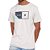 Camiseta Hurley Halfer Stripes Masculina Branco - Imagem 1