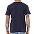 Camiseta Hurley Silk Fill Box Masculina Azul Marinho - Imagem 2