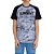 Camiseta Element Snow Camo Raglan Masculina Preto/Cinza - Imagem 1