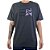 Camiseta Hurley Silk Box Masculina Cinza Escuro - Imagem 1