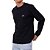 Camiseta Quiksilver Manga Longa Essentials Masculina Preto - Imagem 3