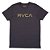 Camiseta RVCA Big RVCA Masculina Cinza Escuro - Imagem 1
