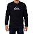 Camiseta Quiksilver Manga Longa Comp Logo Masculina Preto - Imagem 1