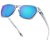 Óculos de Sol Oakley Manorburn Polished Clear W/ Prizm Sapphire - Imagem 3