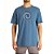Camiseta Volcom Stone Swirl Masculina Azul Mescla - Imagem 1