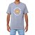 Camiseta Quiksilver Earth Core Masculina Cinza Mescla - Imagem 1