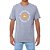 Camiseta Quiksilver Earth Core Masculina Cinza Mescla - Imagem 1