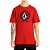 Camiseta Volcom Crypticstone Masculina Vermelho - Imagem 1