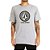 Camiseta Volcom Crypticstone Masculina Cinza Mescla - Imagem 1