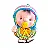 Boneco bebe Peruano de Pano Amarelo "Ternura e Tradição Andina" 18 x 11,5 x 12 - Imagem 1