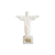 Réplica Artesanal do Cristo Branco De Cusco Peru 12 x 08 x 03 - Imagem 2