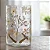 Vaso de Vidro Transparente com Decoração em Estampa Floral - Imagem 2