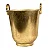 Cachepot Com Alça Dourado Metal - Imagem 2
