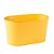 Cachepot Metal Duplo Camadas Amarelo - Imagem 1