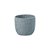 Cachepot Fulget Cinza Cerâmica - Imagem 1