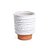Cachepot Terracota Decorativo Listrado Com Base - Imagem 9