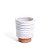 Cachepot Terracota Decorativo Listrado Com Base - Imagem 3