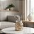 Pote de Vidro Decoração com Revestimento de Palha - Imagem 7