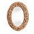Espelho De Vidro Oval Com Galhos - Imagem 1