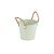 Vaso Cachepot Listras Metal - Imagem 1