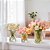 Kit 3 Vasos de Vidro Floral Decorativos p/ Flores Plantas - Imagem 2