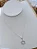 Colar Folheado a Prata Microzirconia Estrela - Imagem 1