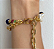 Pulseira Duas Voltas em Cristais e Pérola Estilo Boho - Imagem 2