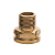 Adaptador Invertido em Metal 1/2" X 3/4" Am - Imagem 1