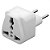 Adaptador Tomada Viagem Universal Internacional Quadrada - Imagem 1