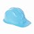 Capacete C/carneira Azul Claro Plastcor - Imagem 1
