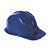 Capacete C/carneira Azul Escuro Plastcor - Imagem 1