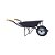 Carrinho de Mao Pedreiro 50l Ch24 Pneu Camara 3,25x8" Preto - Imagem 1