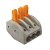 Conector de Emenda Borne 3p 4mm C/ 10 Pecas - Imagem 1