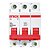 Disjuntor Serie Sd63 25a 3p Curva C 3ka Steck - Imagem 1