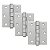 Dobradica 850 2" Zincada Blister C/ 3pcs Silvana - Imagem 1