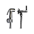 Ducha Higienica C/ Registro Flexivel Metalica 1/4v Alfa - Imagem 1