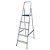 Escada Aluminio 5 Degraus Uso Domestico 005103 Mor - Imagem 1