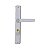 Fechadura Externa Estreita Inox F2500op Alianca - Imagem 1