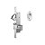 Fechadura Portao Correr 901 Inox Stam - Imagem 1