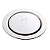 Grelha Inox Click Pe 15x15 Redonda Globalmix - Imagem 1